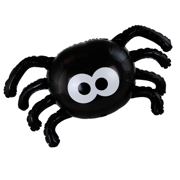 Halloween Black Spider 37" Large Foil Balloon