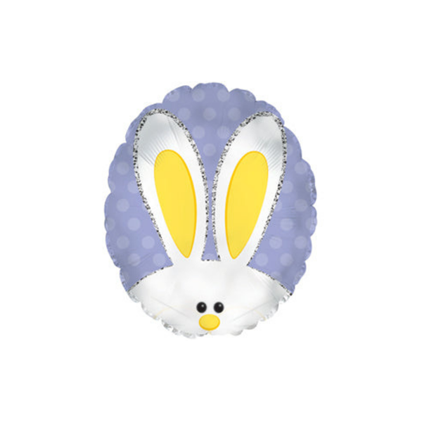 Easter Bunny Look Out 9" Mini Foil Balloon