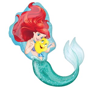Little Mermaid SuperShape 34" XL Foil Balloon