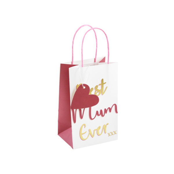 Mother's Day Best Mum Ever Perfume Gift Bags 12pk