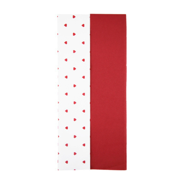 Valentine's Hearts & Red Tissue Paper 6pk
