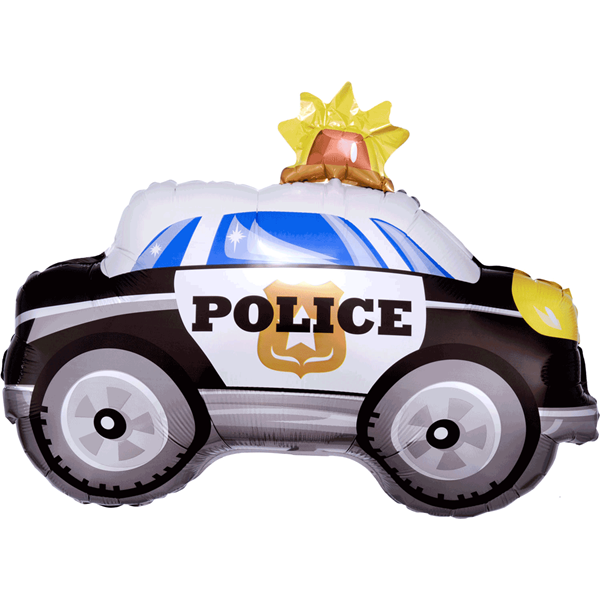Police Car 18" Shaped Foil Balloon