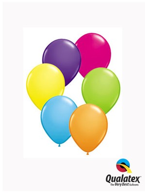 5" Tropical Assorted Latex Balloons 100pk