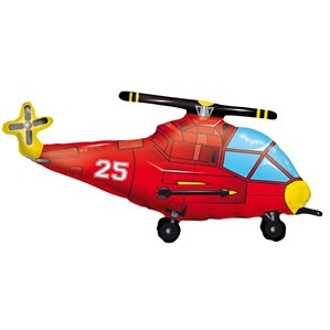 Helicopter Supershape Foil Balloon 36"