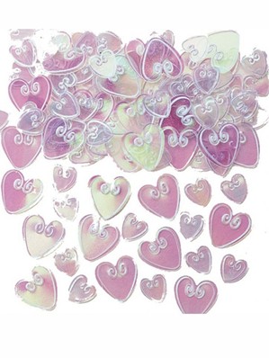 Iridescent Love Hearts Confetti 14g