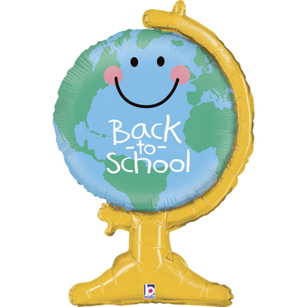 Back To School Globe 33" Foil Balloon