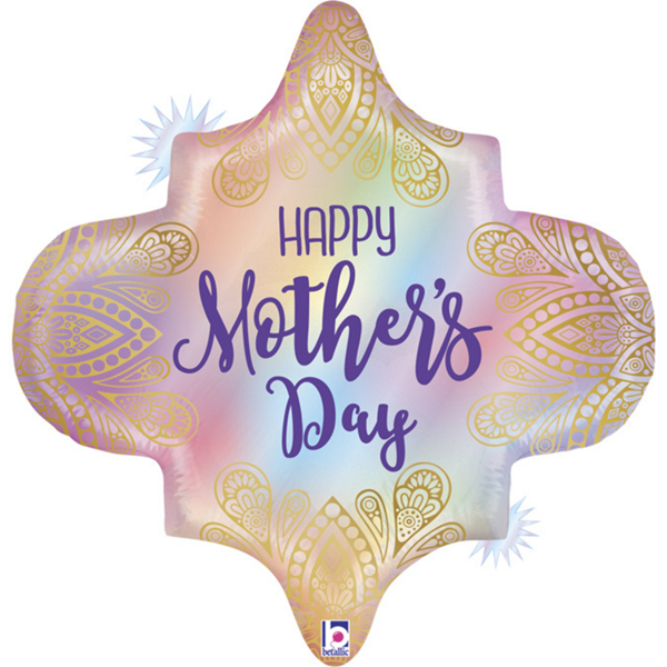 Happy Mother's Day Boho Opal 30" Foil Balloon