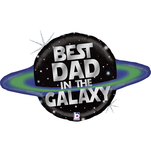 Best Dad Galaxy 31" Foil Balloon