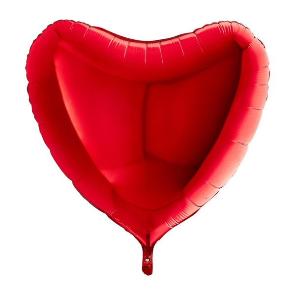 NEW Grabo Metallic Red 36" Heart Foil Balloon