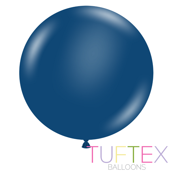 Tuftex Standard Navy 36" Latex Balloons 10pk