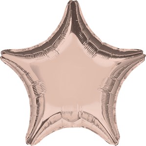 Anagram Rose Gold 18" Star Foil Balloon