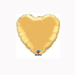 Metallic Gold 4" Heart Foil Balloon