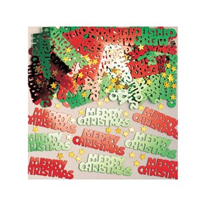 Merry Christmas Red & Green Confetti 14g