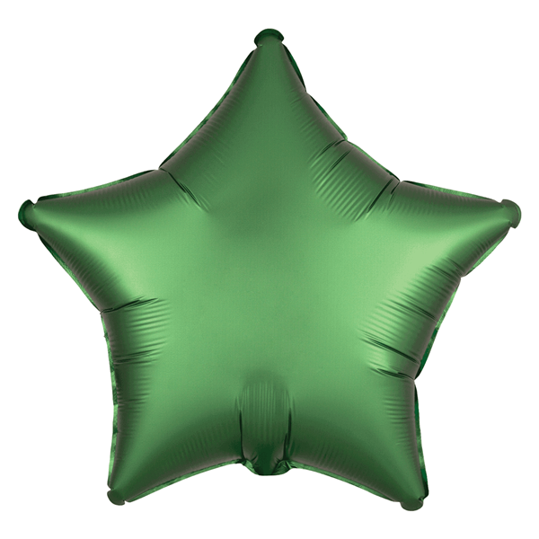 Satin Luxe Emerald Star Foil Balloon