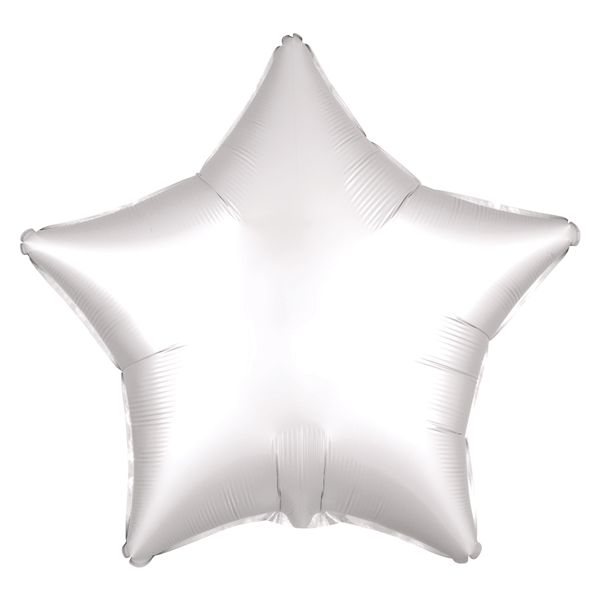 Satin Luxe White Star Foil Balloon