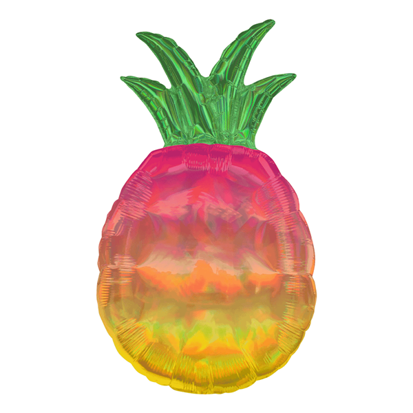 Iridescent Pineapple 31" Foil SuperShape Balloon