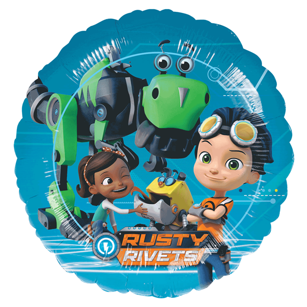 Rusty Rivets 18" Foil Party Balloon