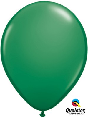 11" Green Latex Balloons - 25pk