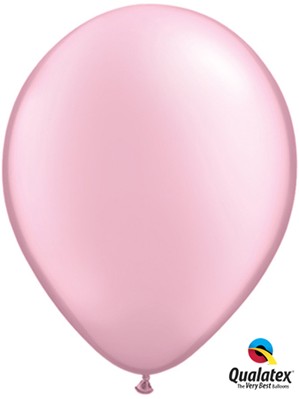 11" Pink Pearl Latex Balloons - 25pk