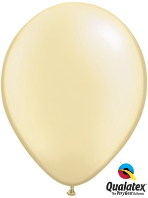 Qualatex Fashion 11" Ivory Pearl Balloons - 25pk
