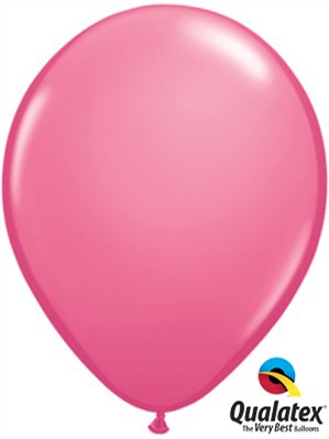 Qualatex 11" Rose Pink Latex Balloons 25pk