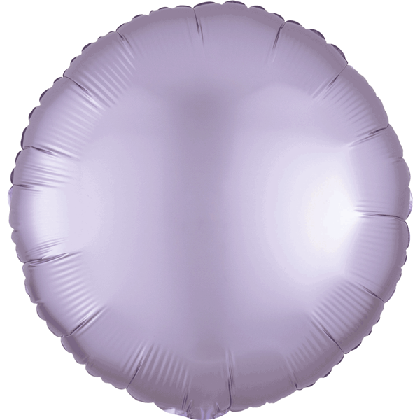 Satin Luxe Pastel Lilac 18" Round Foil Balloon