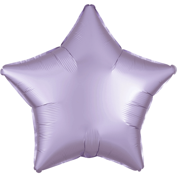 Satin Luxe Pastel Lilac Star Foil Balloon