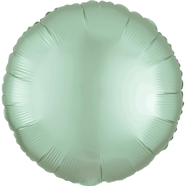 Satin Luxe Pastel Mint Green 18" Round Foil Balloon