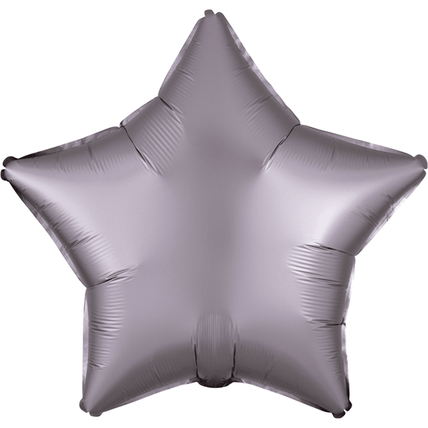 Satin Luxe Pastel Greige Star Foil Balloon