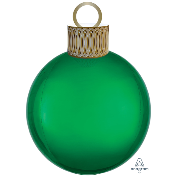 Christmas Green Orbz Ornament Balloon Kit