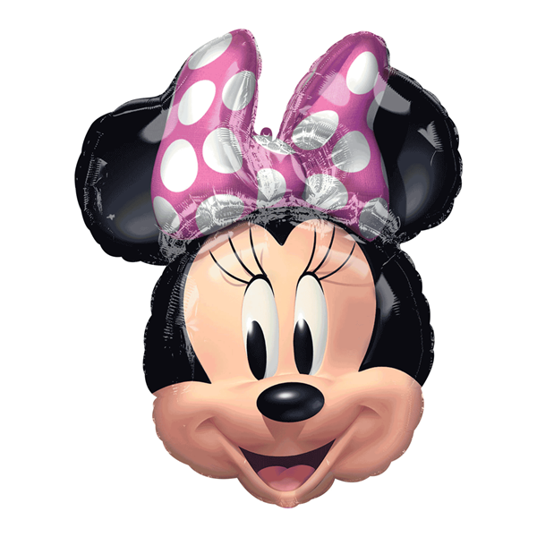 Minnie Mouse Head 26" Foil SuperShape Balloon