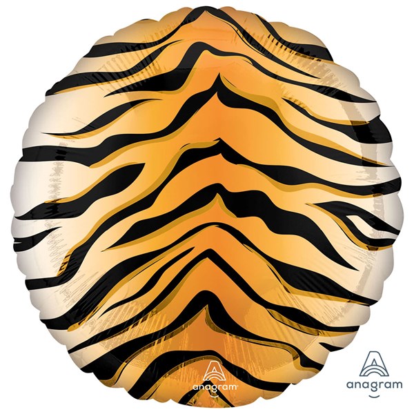 Tiger Animal Print 18" Foil Balloon