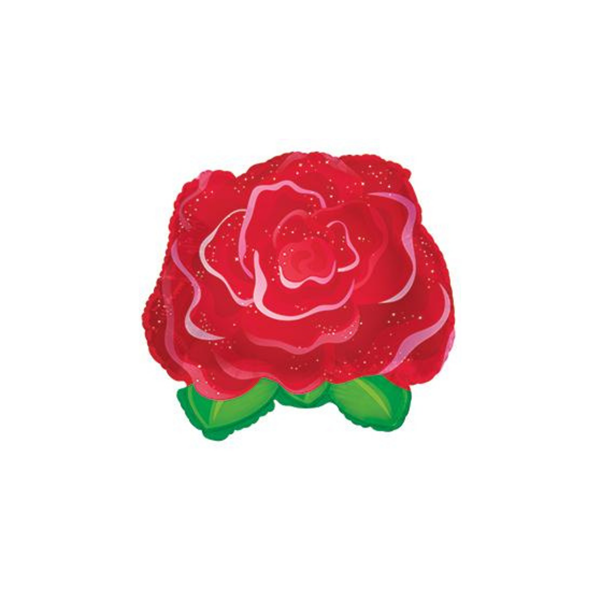 Romantic Red Rose 9" Mini Foil Balloon
