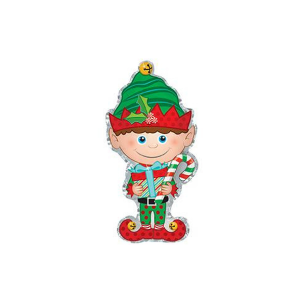 Christmas Elf 12" Mini Shape Foil Balloon