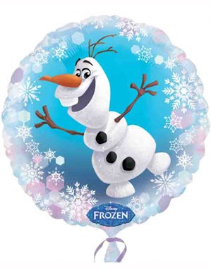 Frozen Olaf  18" Round Foil Balloon