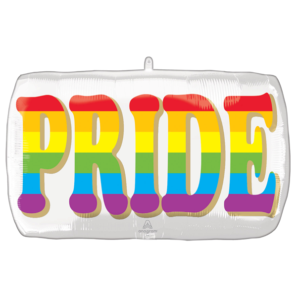 Pride Rainbow SuperShape 28" Foil Balloon