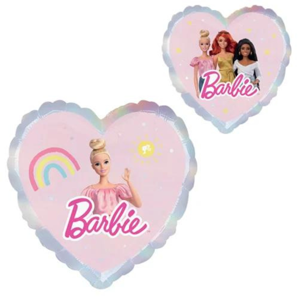 Barbie Vibes 18" Heart Double Sided Foil Balloon