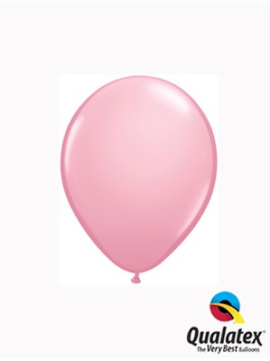 Qualatex Standard 5" Pink Latex Balloons 100pk