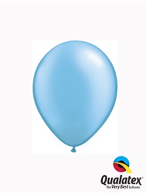 Qualatex Pearl 5" Pearl Azure Latex Balloons 100pk