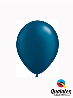Qualatex Pearl 5" Mignight Blue Latex Balloons 100pk