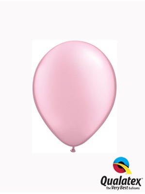 Qualatex Pearl 5" Pearl Pink Latex Balloons 100pk