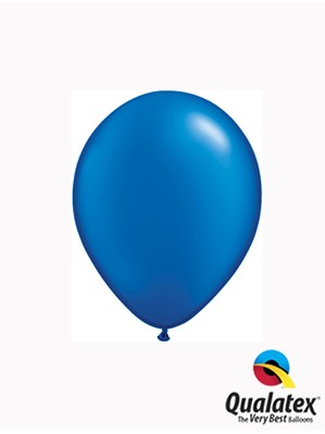 Qualatex Pearl 5" Sapphire Blue Latex Balloons 100pk
