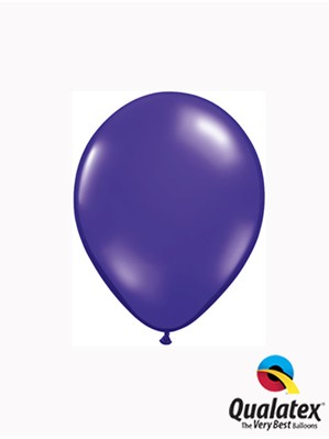 Qualatex Jewel 5" Quartz Purple Latex Balloons 100pk