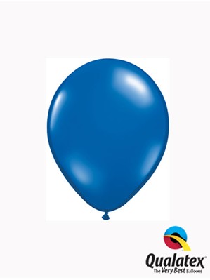 Qualatex Jewel 5" Sapphire Blue Latex Balloons 100pk