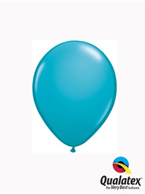 Qualatex Fashion 5" Tropical Teal Latex Balloons 100pk