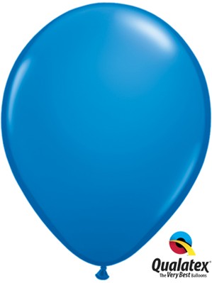 Qualatex Standard 11" Dark Blue Latex Balloons 100pk