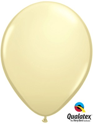 Qualatex Fashion 11" Ivory Silk Latex Balloons 100pk