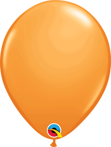 Qualatex Standard 11" Orange Latex Balloons 100pk
