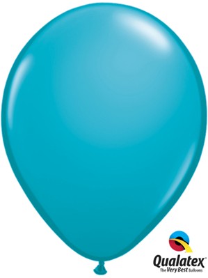 11" Tropical Teal Latex Balloons 100pk