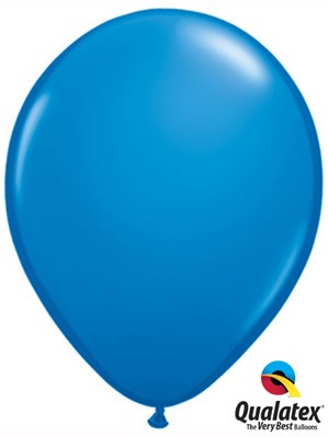 Qualatex 16" Dark Blue Latex Balloons 50pk